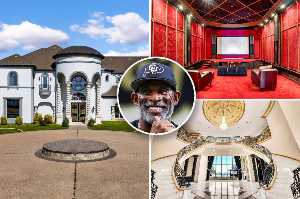 The former Texas of Deion Sanders's Texas mansion is now abandoned, and on the market for $ 5.5 million