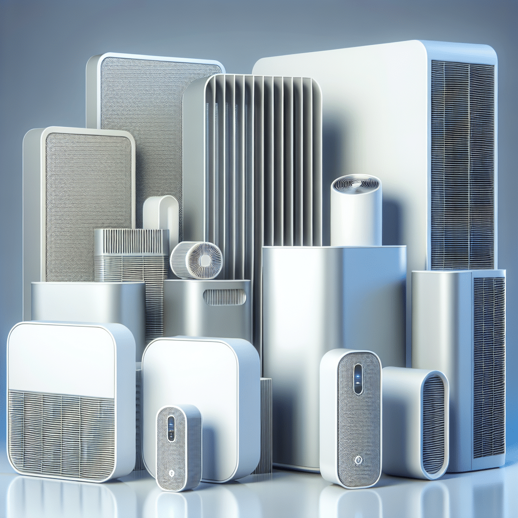 sleek smart air purifiers for improved air quality