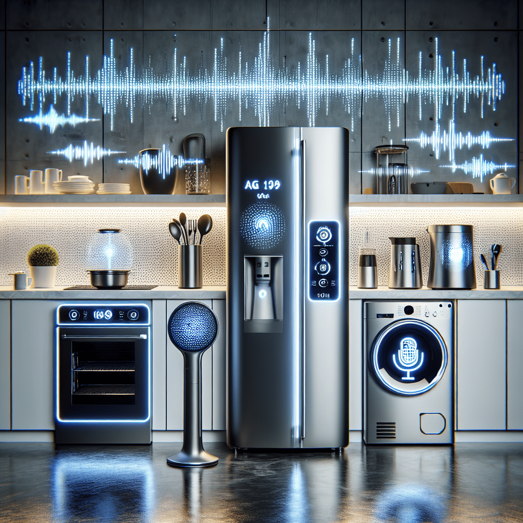 voice-controlled smart appliances for a futuristic kitchen