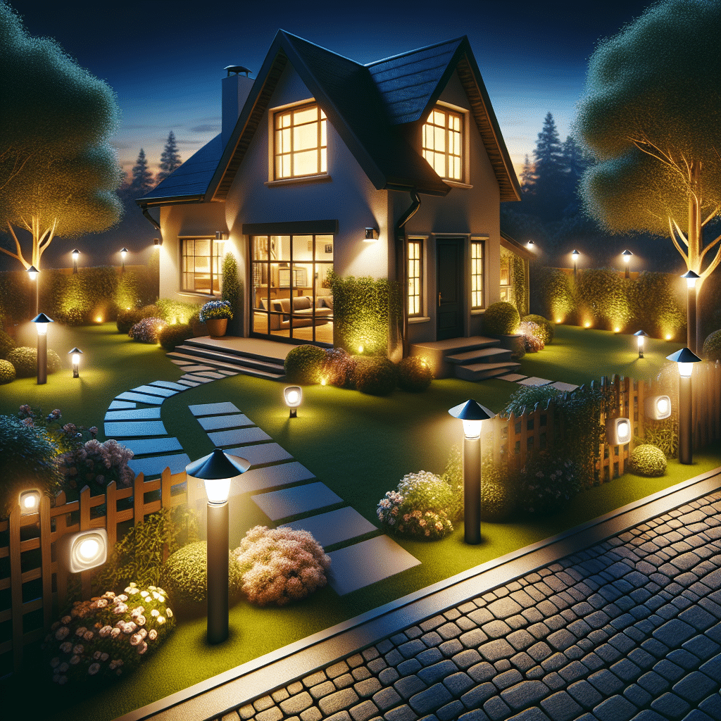 motion-sensor security lights for home